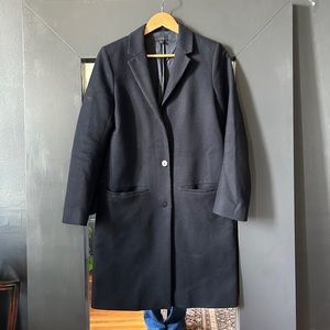 COS Navy Wool/Cashmere Coat